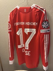 adidas Bayern Munich Olise #17 Officialy Licensed Long Sleeve Jersey Size XL