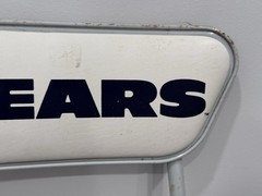 2 Vtg Chicago Bears Folding Bleacher Stadium Chair Seat Cushion Clarin Boxx NFL