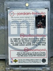 Michael Jordan Card 90’s INSERT RAINBOW HOLO FOIL RARE SSP 🔥 BULLS JERSEY #23