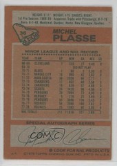 1978-79 Topps Michel Plasse #36 0kz8
