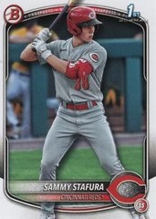 2025 Bowman Paper Prospects #BP-100 Sammy Stafura 1st Cincinnati Reds