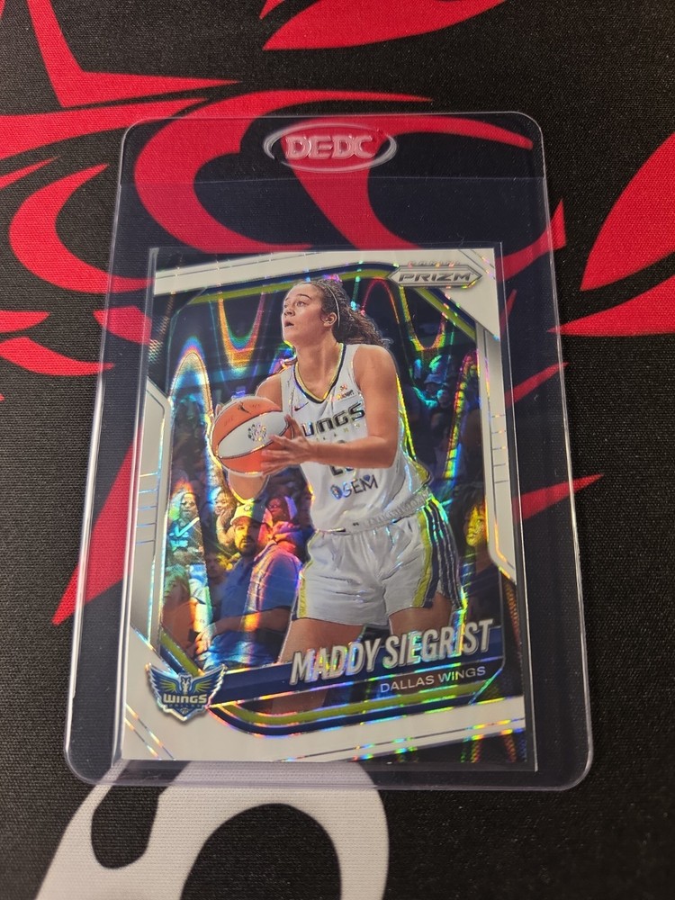 Maddy Siegrist White Seismic Prizm 2025 WNBA Prizm Basketball Dallas Wings