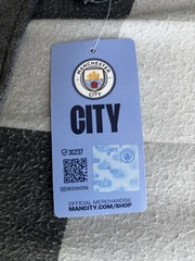 Manchester City Officially Licensed Gray Soccer T-Shirt Size L « CITY » Tag