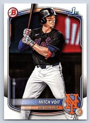 MITCH VOIT METS RC 1st card 2025 BOWMAN DRAFT #BD-71