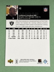 LaMont Jordan 2006 Upper Deck Oakland Raiders #140 T1043