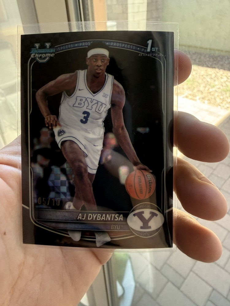 25-26 Bowman Chrome AJ Dybantsa 1st Bowman #BCP-1 Black X-Fractor /10 🔥🔥