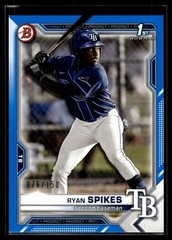 Ryan Spikes 2021 Bowman Draft Blue Card /150 #BD-63