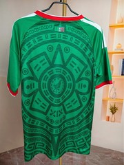 Mexico Soccer Jersey 2026 World Cup Green Black Adult Unisex Fan Apparel Shirt