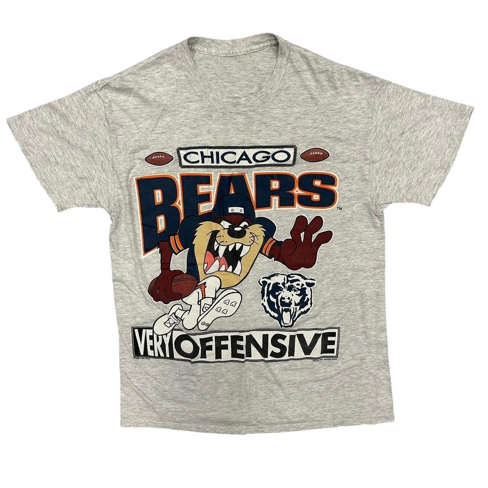 Vintage Chicago Bears Looney Tunes Tazmanian Devil Taz shirt VK15292