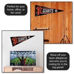 San Francisco Giants MLB 12 in X 30 in Pennant