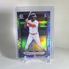 Bowman ‘26 Justin Gonzales 1st Bowman Snake Skin Refractor BCP-141 Red Sox