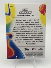 2025 Bowman Chrome Cam Smith Melt Mashers Mini Diamond 057/150 RC Astros