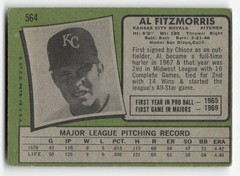 Al Fitzmorris 1971 Topps #564 Kansas City Royals Pr-Gd
