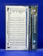 2015 Topps #392 Brandon Guyer Gold #/2015 Tampa Bay Rays