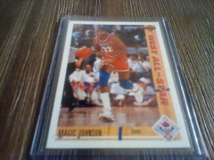 EARVIN MAGIC JOHNSON LA LAKERS 1991 1992 UPPERDECK #57