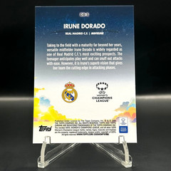 2024-25 Topps Chrome UEFA IRUNE DORADO #DB-5 Dreamballer Refractor – Real Madid