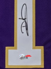 Zay Flowers Baltimore Ravens Signed Gold Jersey, FS Helmet & Ungraded Card