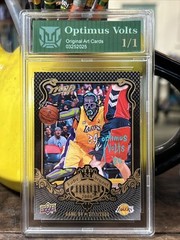 2008-09 Upper Deck MVP #KB-64 Kobe Bryant MVP Custom Altered & Painted Art Card