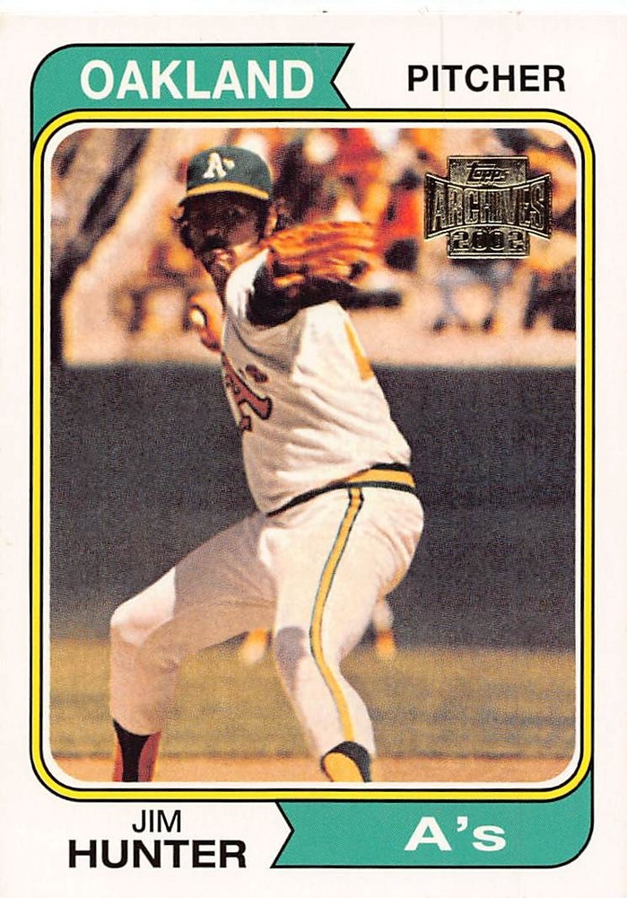 2002 Topps Archives #162 Catfish Hunter
