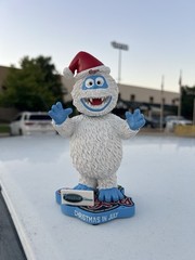 Bumbles Christmas In July Kane County Cougar’s bobblehead 7/11/26
