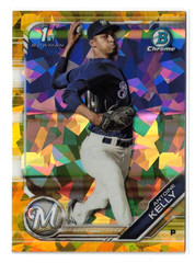 2019 1st Bowman Draft GOLD Sapphire RC Antoine Kelly #BDC-36! Cubs! Rookie! /15