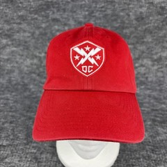 &rsquo;47 Brand XFL/UFL DC Defenders &lsquo;Old Logo&rsquo; Red Strapback Hat – OSFA – RARE!