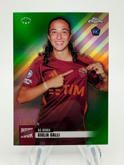 2025-26 Topps Chrome UEFA Women’s GIULIA GALLI Rookie Inside Look Green /99
