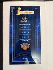 New York Knicks 2026 NBA Finals 12&Prime; Larry O&rsquo;Brien Replica Trophy