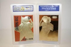 MICHAEL JORDAN 1996-97 Fleer Starring Role FEEL GAME 23KT Gold Card GEM MINT 10