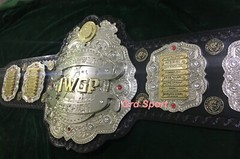 IWGP JR Heavyweight Wrestling Championship belt 4mm Zinc Silver Plated(3 Layer)