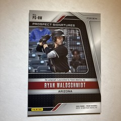 2025 Panini Prizm – Prospect Signatures Ryan Waldschmidt Silver Auto