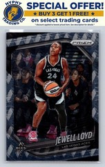 2025 Panini Prizm WNBA Jewell Loyd Swirl Prizms #57 Las Vegas Aces