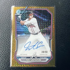2026 Bowman Chrome TATE SOUTHISENE Gold Mojo /50 On Card Auto BMA-TS ATL BRAVES