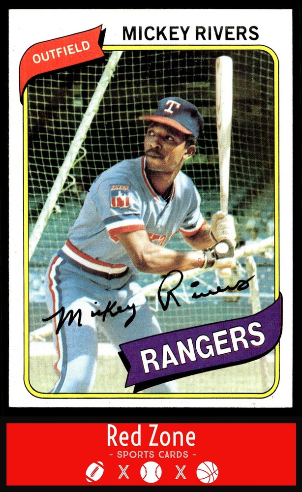 1980 Topps – #485 Mickey Rivers NM