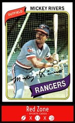 1980 Topps – #485 Mickey Rivers NM