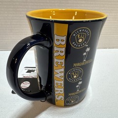 Milwaukee Brewers Margaritaville Mug Ceramic 15oz 4 3/4&Prime; Tall w/ Tag