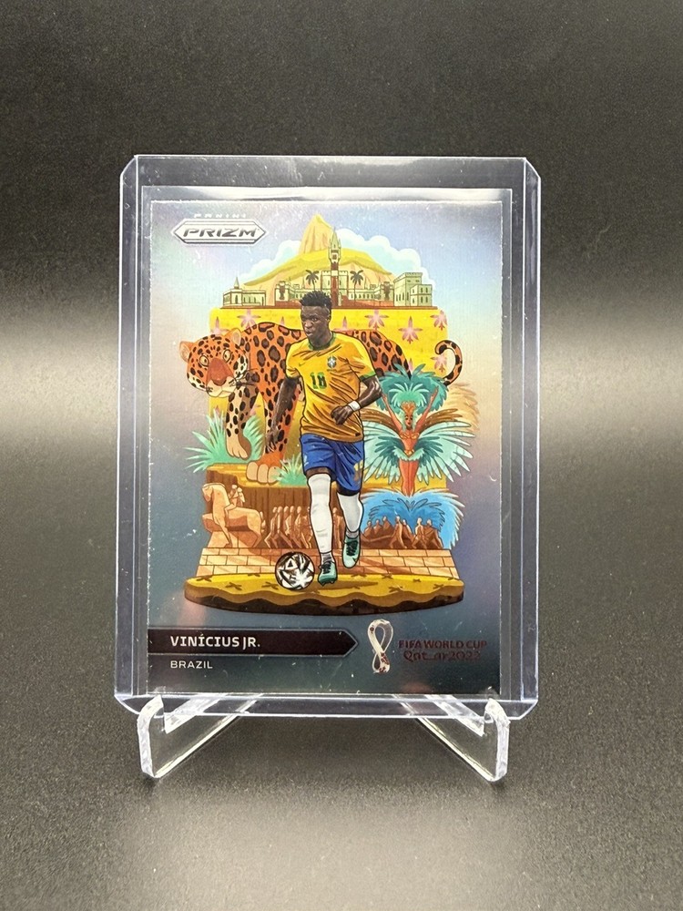 2022 Panini Prizm Qatar World Cup Vinicius Junior National Landmarks #3 SSP