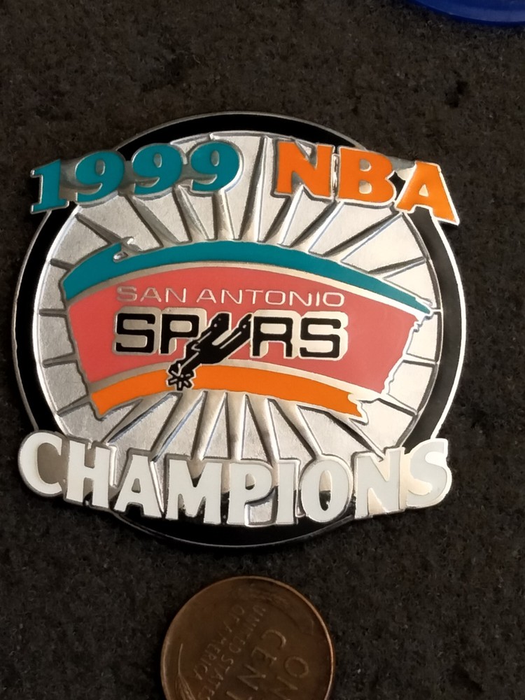 1999 SAN ANTONIO SPURS NBA CAHMPIONS PIN BY PRO SPECIALTIES GROUP