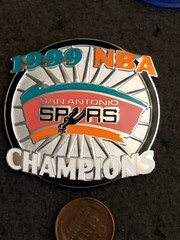 1999 SAN ANTONIO SPURS NBA CAHMPIONS PIN BY PRO SPECIALTIES GROUP
