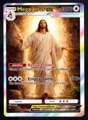 Jesus Custom Poke mon Style TCG Gaming Card Resurrection Collector&rsquo;s Card Easter