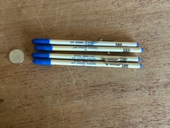1977 Dodgers Yankees World Series Pen Vintage Lot of 3 + One Dodgers Dry Ink Bad