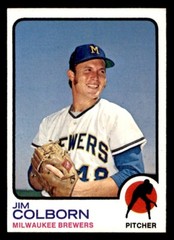 1973 Topps Baseball #408 Jim Colborn EX/MT *d10