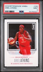 2018 Rittenhouse WNBA Ariel Atkins #100 Rookie PSA 9