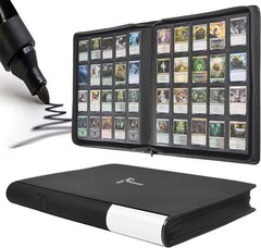Premium Trading Card Binder,20 Pocket, Holds Up to 2000 Cards with Ringless 5
