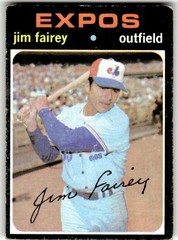 1971 Topps #474 Jim Fairey Montreal Expos Baseball