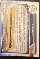 2019 Bowman Draft – C.J. Abrams #BD-85 Blue /150 (RC)