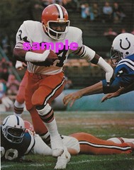 1976 GREG PRUITT Cleveland Browns – Full Page Photo BOOK Clipping