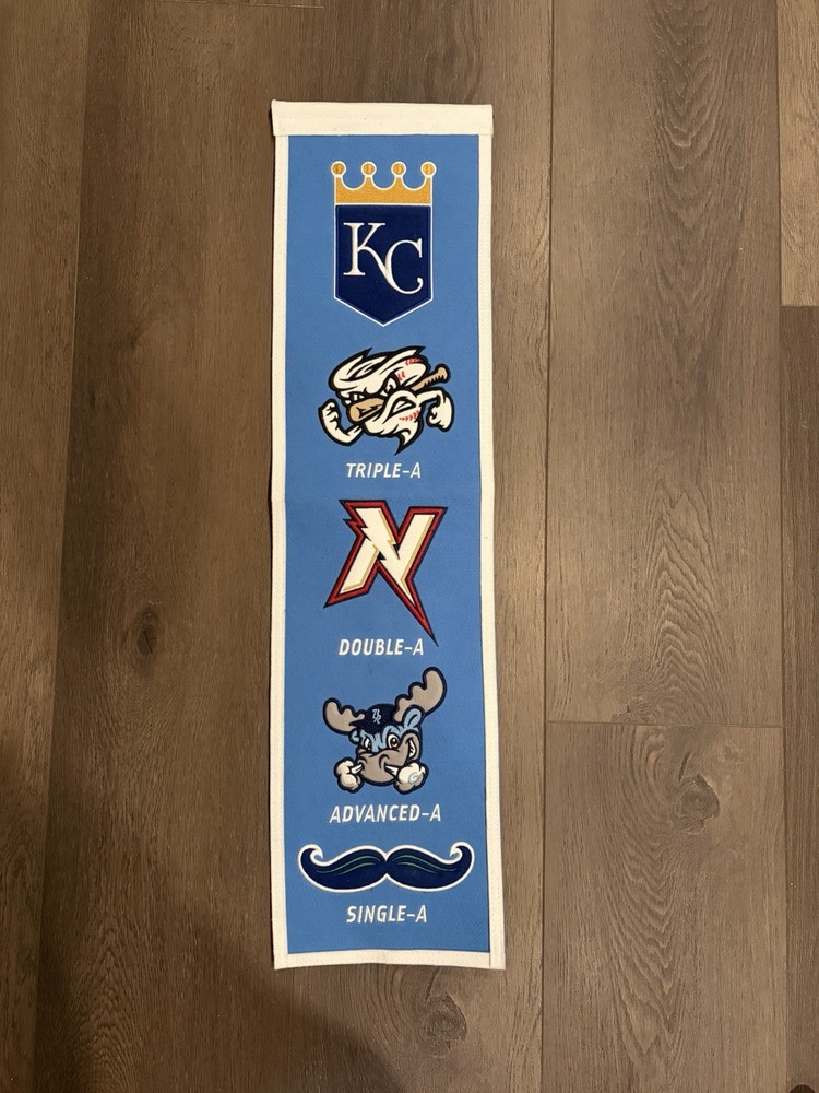 Winning Streak Cooperstown Kansas City Royals, Omaha Storm chaser Banner