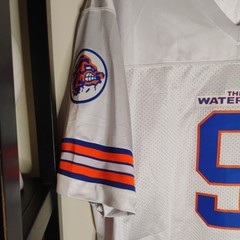 The Waterboy Bobby Boucher Bourbon Bowl Mud Dogs Jersey #9 Adam Sandler XL
