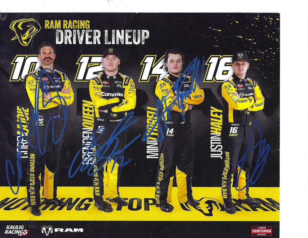 COREY LAJOIE BRENDEN BUTTERBEAN QUEEN MINI TYRELL JUSTIN HALEY SIGNED 2026 8X10
